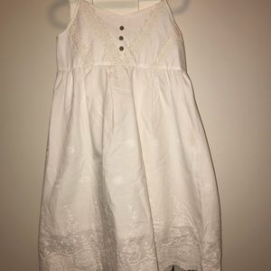White floral zaful dress